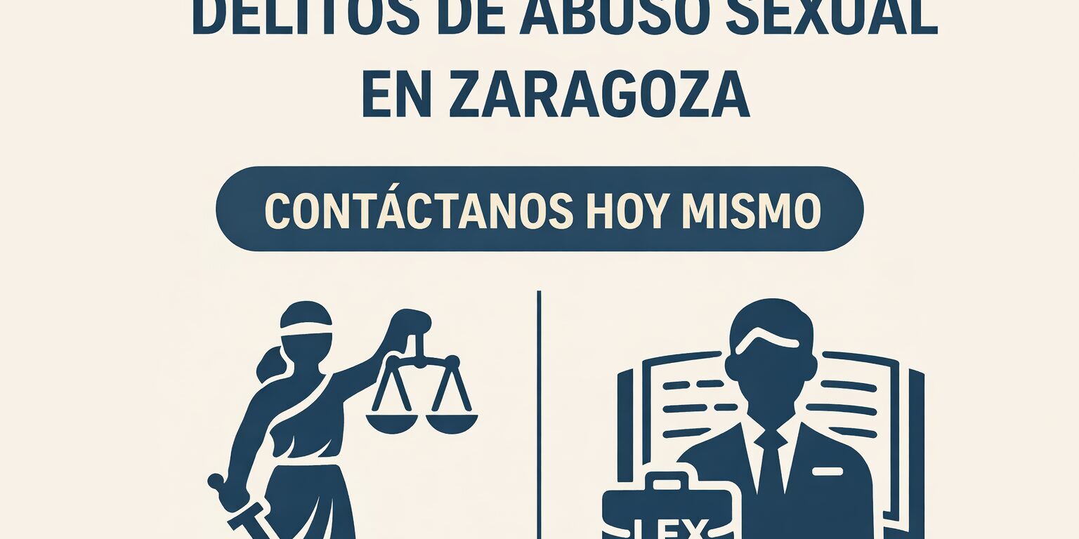 Delitos de abuso sexual en Zaragoza: defensa penal especializada y acompañamiento legal