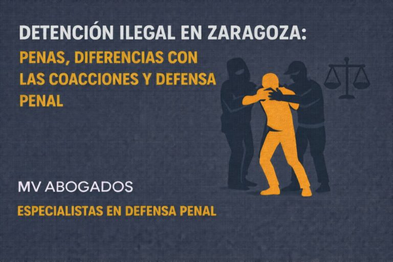 Detención ilegal en Zaragoza – Penas, diferencias con las coacciones y defensa penal – MV Abogados Detención ilegal en Zaragoza – Penas, diferencias con las coacciones y defensa penal – MV Abogados